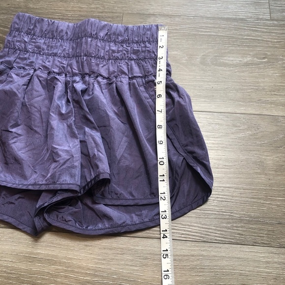 FP Movement Free People The Way Home High Rise Athletic Shorts Purple Size XS - Picture 5 of 13